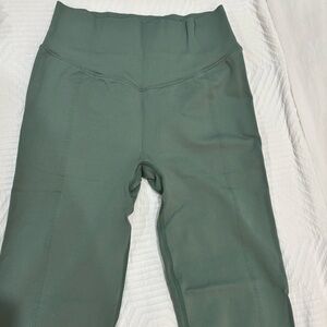 PINK High-Waisted seamless green Leggings